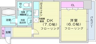 西１８丁目駅 徒歩2分 8階の物件間取画像